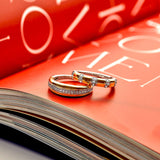 Layered Zirkonia Ring