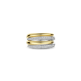 Bold Zirkonia Layered Ring