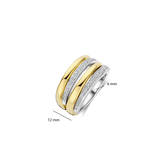 Bold Zirkonia Layered Ring