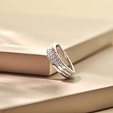 Stardust Zirkonia Layered Ring - M model