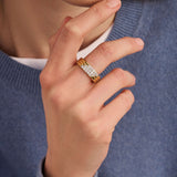 Stardust Zirkonia Layered Ring - M model