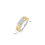 Stardust Zirkonia Layered Ring - M model