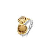 Double Cushion Ring Geel