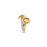 Double Cushion Ring Geel