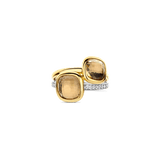 Double Cushion Ring Geel