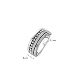 Structure Ring Zilver