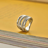 Zirkonia Structure Ring - L model
