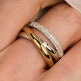 Zirkonia Structure Ring - M model