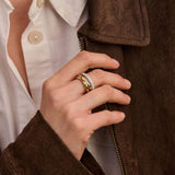 Zirkonia Structure Ring - M model