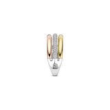 Tricolor Zirkonia Ring