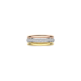 Tricolor Zirkonia Ring