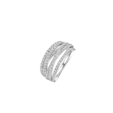 Stardust Zirkonia Crossover Ring - M model