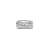 Stardust Zirkonia Crossover Ring - M model