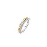 Classic Contrast Zirkonia Ring