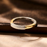 Modern Pavé Ring