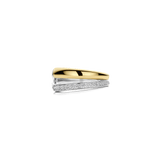 Asymmetric Open Zirkonia Ring