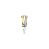 Contrast Knot Zirkonia Ring