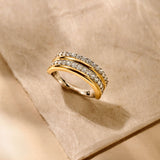 Zirkonia Layered Ring - M model