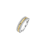 Triple Band Zirkonia Ring