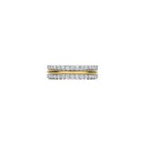 Triple Band Zirkonia Ring