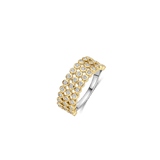 Layered Ronde Zirkonia Ring