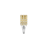 Layered Ronde Zirkonia Ring