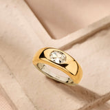 Bold Ovale Zirkonia Ring