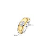 Bold Ovale Zirkonia Ring