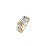 Triple Band Ronde Double Zirkonia Ring