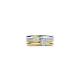 Triple Band Ronde Double Zirkonia Ring