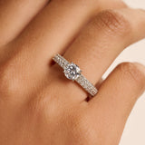 Classic Zirkonia Ring met steen
