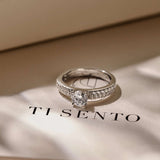 Classic Zirkonia Ring met steen