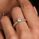 Classic Zirkonia Ring met steen