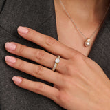 Classic Zirkonia Ring met steen