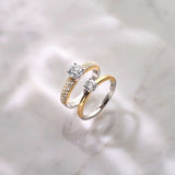 Classic Zirkonia Ring met steen