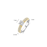 Classic Zirkonia Ring met steen