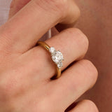 Classic Triple Zirkonia Ring