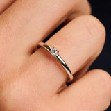 Classic Kleine Zirkonia Ring