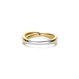 Zwarte Zirkonia Crossover Ring - XS model