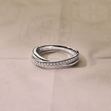 Zirkonia Crossover Ring - XS model