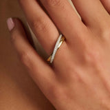 Zirkonia Crossover Ring - XS model