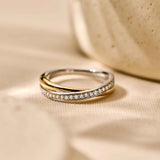 Zirkonia Crossover Ring - XS model