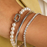 Parel Armband met schakel