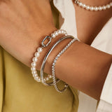 Parel Armband met schakel