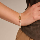 Parel Armband met schakel