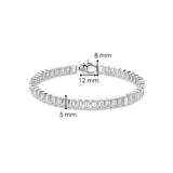 Baguette Tennis Armband