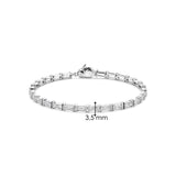 Baguette Tennis Armband