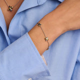 Bicolor Cross Armband