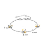 Bicolor Cross Armband