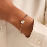 Parel Cushion Charm Armband